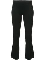 Helmut Lang pantalon crop évasé - Noir