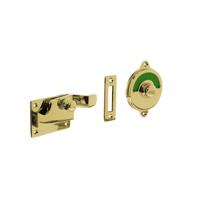 Intersteel WC-overslagTira met bocht rood/groen messing gelakt - 0013.370006