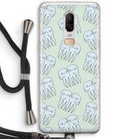 Octopussen: OnePlus 6 Transparant Hoesje met koord Octopussen: OnePlus 6 Transparant Hoesje met koord