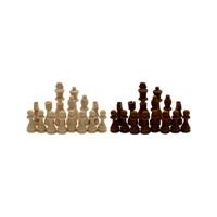 GAMES RECORDS CHESS WOODEN 9 CM ( WHITE+BLACK)