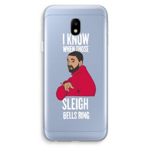 Sleigh Bells Ring: Samsung Galaxy J3 (2017) Transparant Hoesje