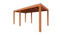 Trendhout Overkapping Palermo 485x310 cm- Plat dak- Hout- Trendhout Trendhout Overkapping Palermo 485x310 cm- Plat dak- Hout- Trendhout