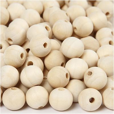 Creativ Company Houten kraal, d 15 mm, gatgrootte 3 mm, 500 stuk/ 1 doos