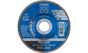 PFERD 67608125 A Sg Steelox Lamellenschijf Diameter 125 mm Boordiameter 22.23 mm 10 stuk(s)