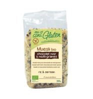 Muesli chocolade en multigranen glutenvrij bio