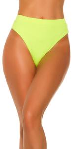 Mix it!!! bikini slip hoge taille neongeel