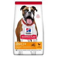 Hill's Adult Light Medium met kip hondenvoer 2 x 2,5 kg