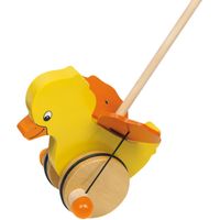 Houten Duwfiguur Eend Houten Duwfiguur Eend