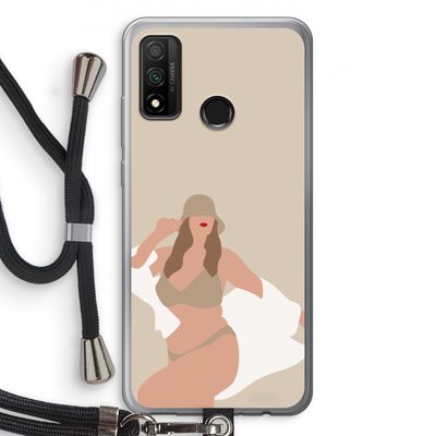 One of a kind: Huawei P Smart (2020) Transparant Hoesje met koord