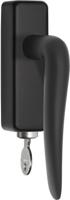 Formani Basics LB20-DKLOCK-O draaikiepgarnituur afsluitbaar linksdraaiend - mat zwart