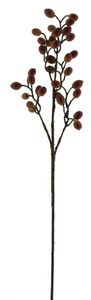 Cranberries spray brown 76cm