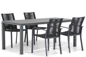 Santika Annisa/Pallazo 180 cm dining tuinset 5-delig