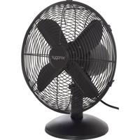 Sygonix Tafelventilator 35 W (Ø x h) 335 mm x 400 mm Zwart Oscillerend