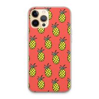 Ananas: iPhone 13 Pro Max Transparant Hoesje