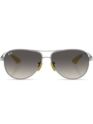 Ray-Ban lunettes de soleil à monture pilote - Argent