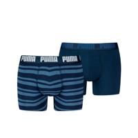 Puma Boxershorts Everyday Heritage Stripe 2-pack Denim-M