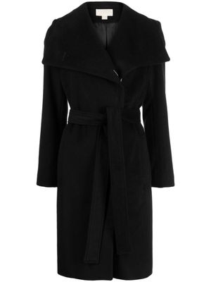 Michael Michael Kors manteau ceintré à boutonnière croisée - Noir