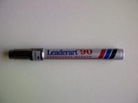 Leaderart 90 stift zwart beitel 1-5 mm