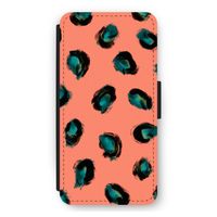 Pink Cheetah: iPhone 12 Pro Max Flip Hoesje