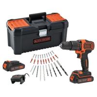 Black + Decker BDCHD18C2TA-QW 18V slagboormachine (2 accu's)
