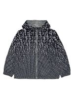 Diesel Kids veste monogrammée à capuche - Noir