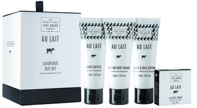 Scottish Fine Soaps Pakket Au Lait Luxurious Gift Set 1 Pak