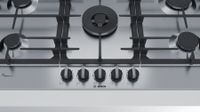 Bosch Serie 6 PCR9A5C90N kookplaat Roestvrijstaal Ingebouwd Gaskookplaat 5 zone(s) - thumbnail