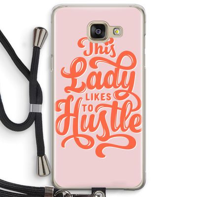 Hustle Lady: Samsung Galaxy A5 (2016) Transparant Hoesje met koord