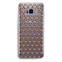 Poop emoji: Samsung Galaxy S8 Plus Transparant Hoesje