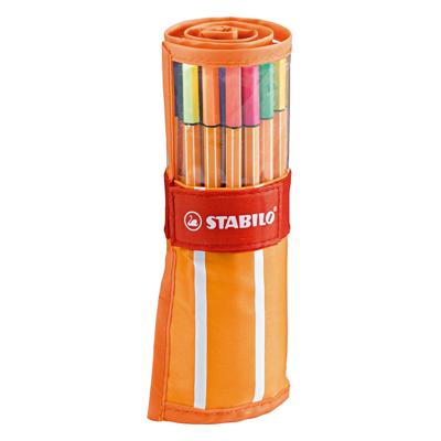 Stabilo point 88 rollerset, 30st.