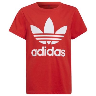 adidas T-shirt Trefoil - Rood/Wit Kids
