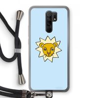 Kleine leeuw: Xiaomi Redmi 9 Transparant Hoesje met koord