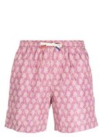 Altea floral-print drawstring swim shorts - Violet