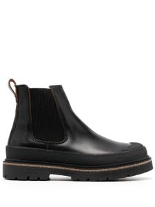 Birkenstock bottines Prescott en cuir verni - Noir