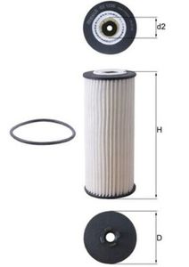 Oliefilter OX1236D