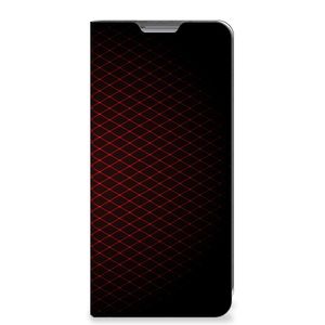 Xiaomi 12 | 12X Hoesje met Magneet Geruit Rood