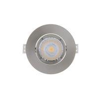 Inbouw LED-spot 5 Stuks Sanimex Njoy IP44 Dimbaar 6W 430 Lumen Geborsteld Aluminium - thumbnail