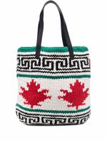 DSQUARED2 sac porté épaule à logo imprimé - Blanc