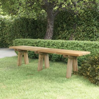Tuinbank 160 cm geïmpregneerd massief grenenhout