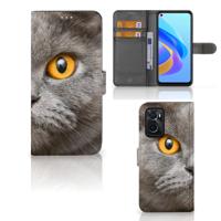 Telefoonhoesje | Met pasjeshouder | OPPO A76 | A96 Britse Korthaar
