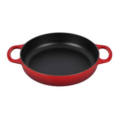 LE CREUSET - Gietijzer - Hapjespan 2 grepen 28cm Kersenrood
