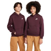 Nike Sportswear Club Fleece Hoodie Kids Kastanjebruin Wit Nike Sportswear Club Fleece Hoodie Kids Kastanjebruin Wit