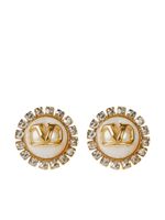 Valentino Garavani puces d'oreilles VLogo Signature serties de cristal