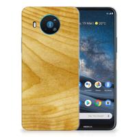 Nokia 8.3 | Bumper Hoesje | Licht Hout