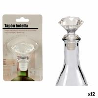 Luchtdichte flessendop Kinvara 25013 Transparant 4,5 x 14,5 x 8,5 cm Diamant (12 Stuks)
