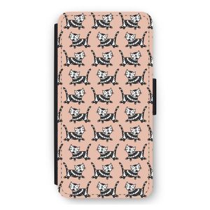 Zwarte poes: iPhone 11 Flip Hoesje