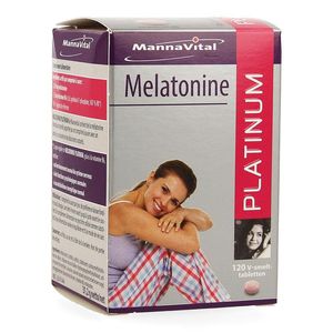 Mannavital Melatonine Platinum 120 Smelttabletten