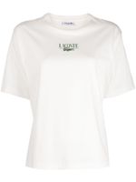 Lacoste t-shirt à logo imprimé - Blanc - thumbnail