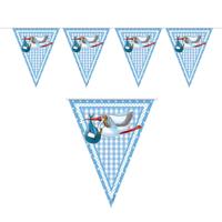 Feest vlaggetjes geboorte jongen