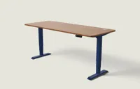 Desktronic HomePro bureau Diepblauw / Walnoot / 200x80 cm